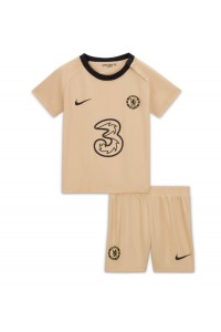Fotbalové Dres Chelsea Dětské Třetí Oblečení 2022-23 Krátký Rukáv (+ trenýrky)